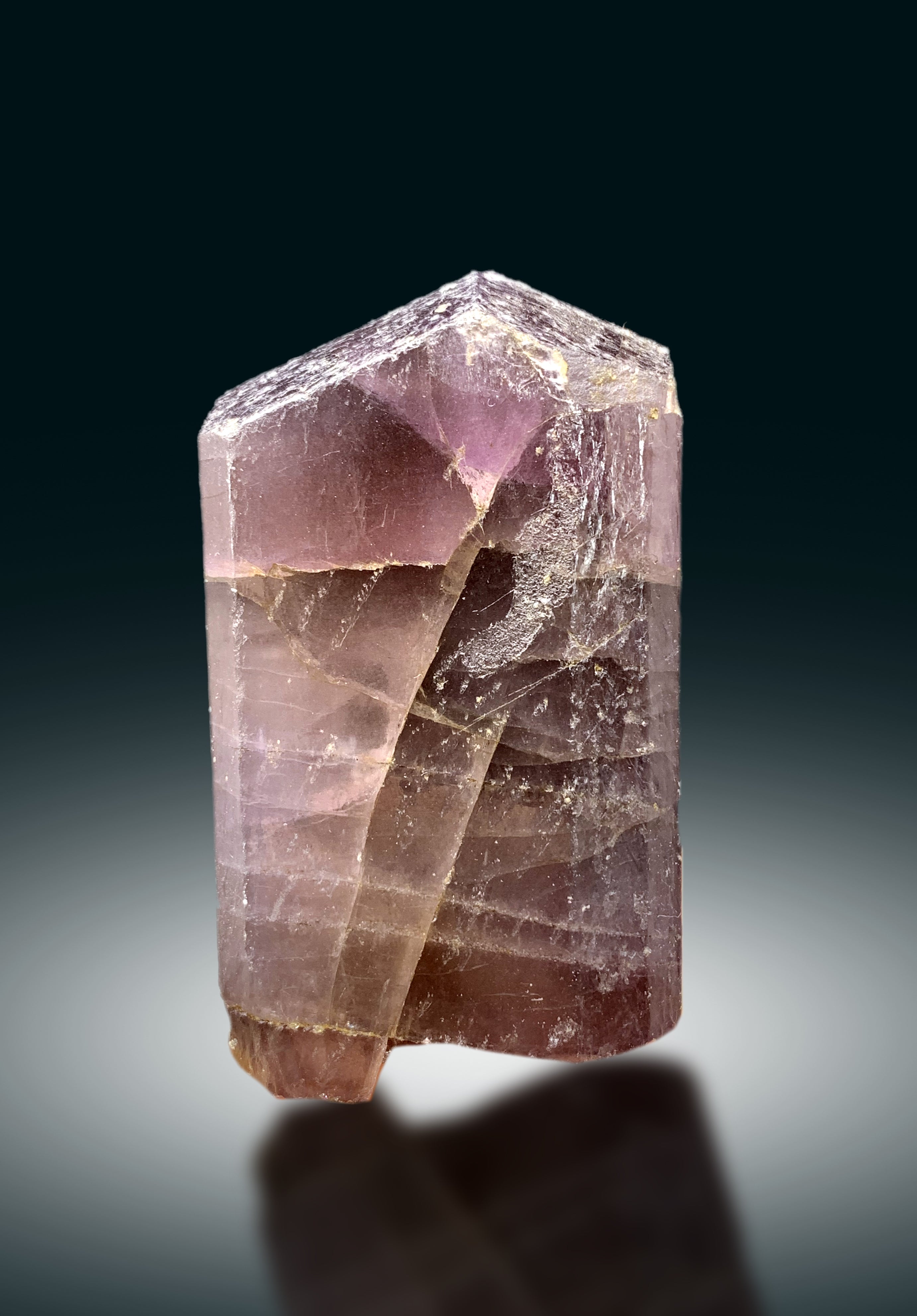 Natural Terminated Purple Scapolite Crystal from Afghanistan - 240 gram