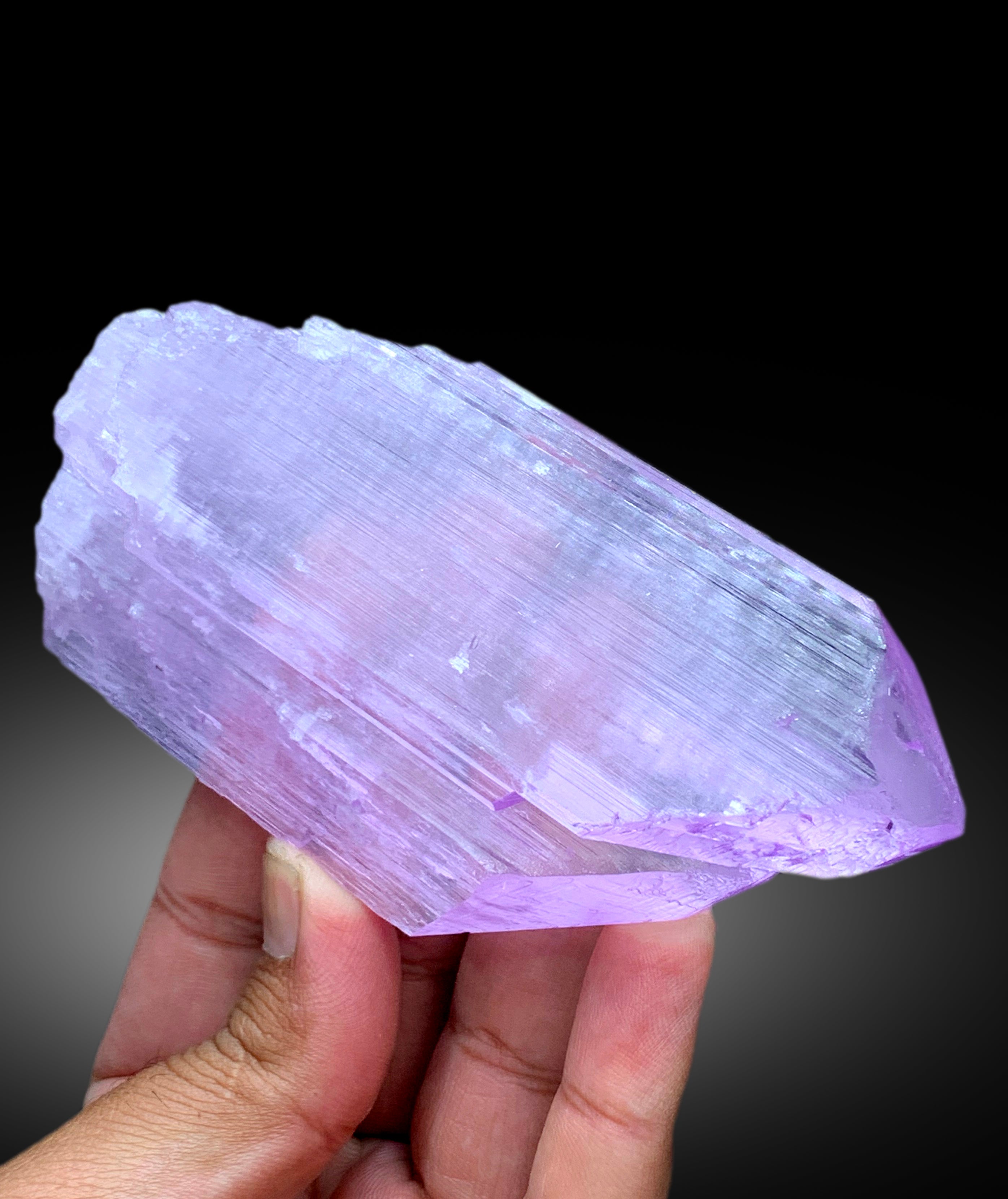 Pink Color Twinned Kunzite Crystal from Nuristan, Afghanistan - 308 gram