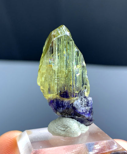 Natural Bicolor Tanzanite Crystal from Tanzania - 43.35 cts