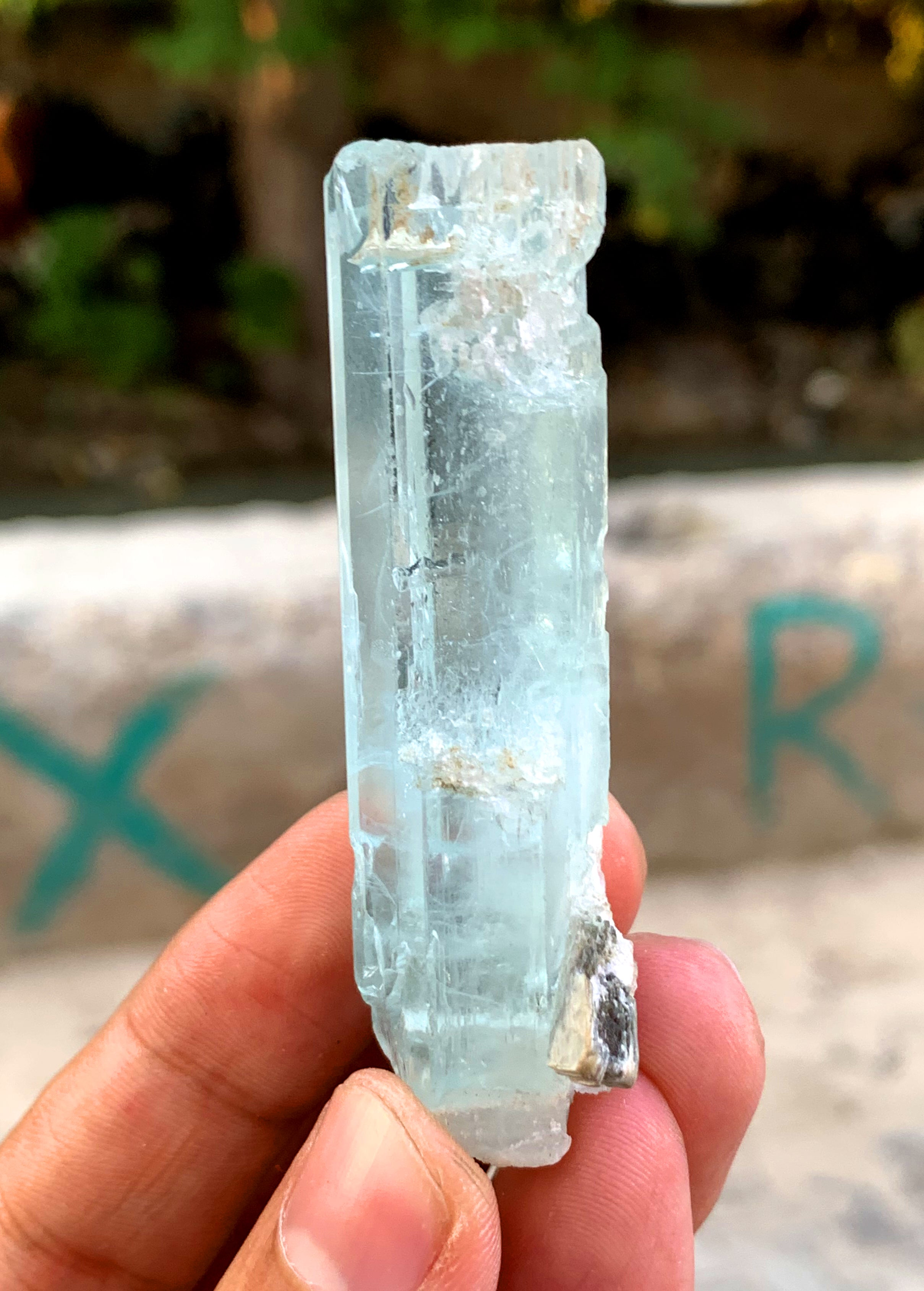 Blue Aquamarine Crystal from Shigar valley Pakistan - 41 gram