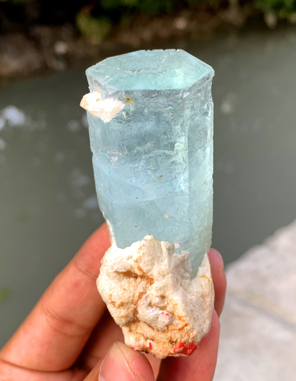 Sky Blue Aquamarine Crystal from Shigar valley Pakistan - 106 gram