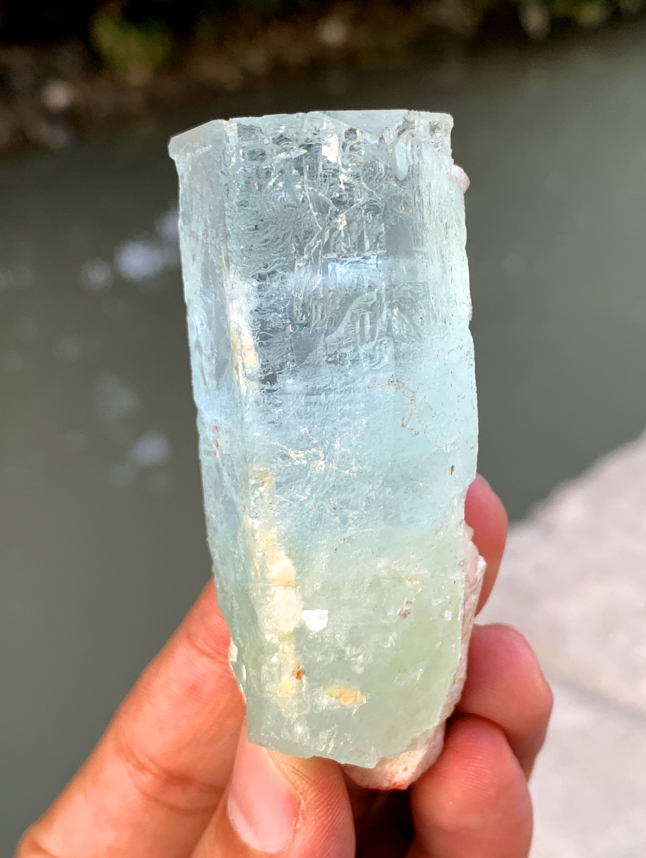 Sky Blue Aquamarine Crystal from Shigar valley Pakistan - 106 gram