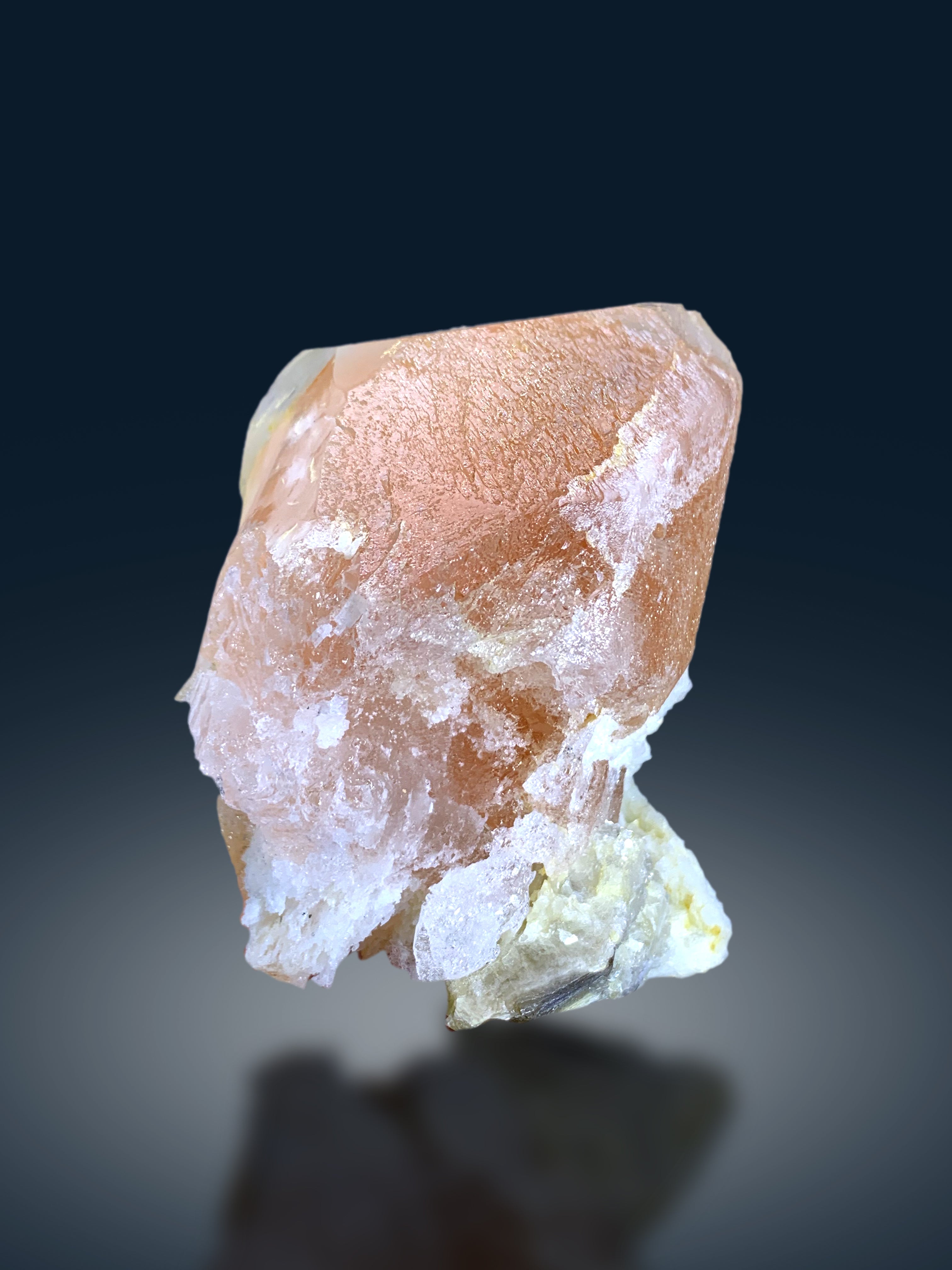 Exquisite Hot Pink Morganite on Albite from Afghanistan - 509 gram