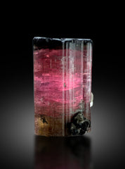 Natural Tricolor Tourmaline Crystal from Paprok Afghanistan - 17 gram