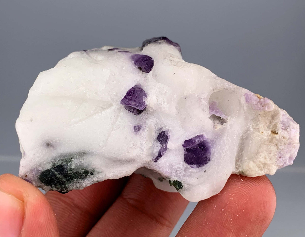 Purple Scapolite Crystals on Matrix from Afghanistan - 75 Grams