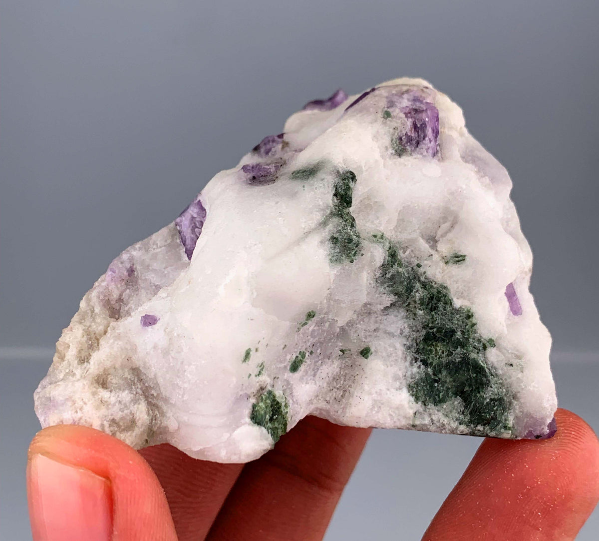 Purple Scapolite Crystals on Matrix from Afghanistan - 75 Grams