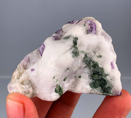 Purple Scapolite Crystals on Matrix from Afghanistan - 75 Grams