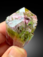 Natural Watermelon Tourmaline Crystal from Paprok Afghanistan - 83 gram