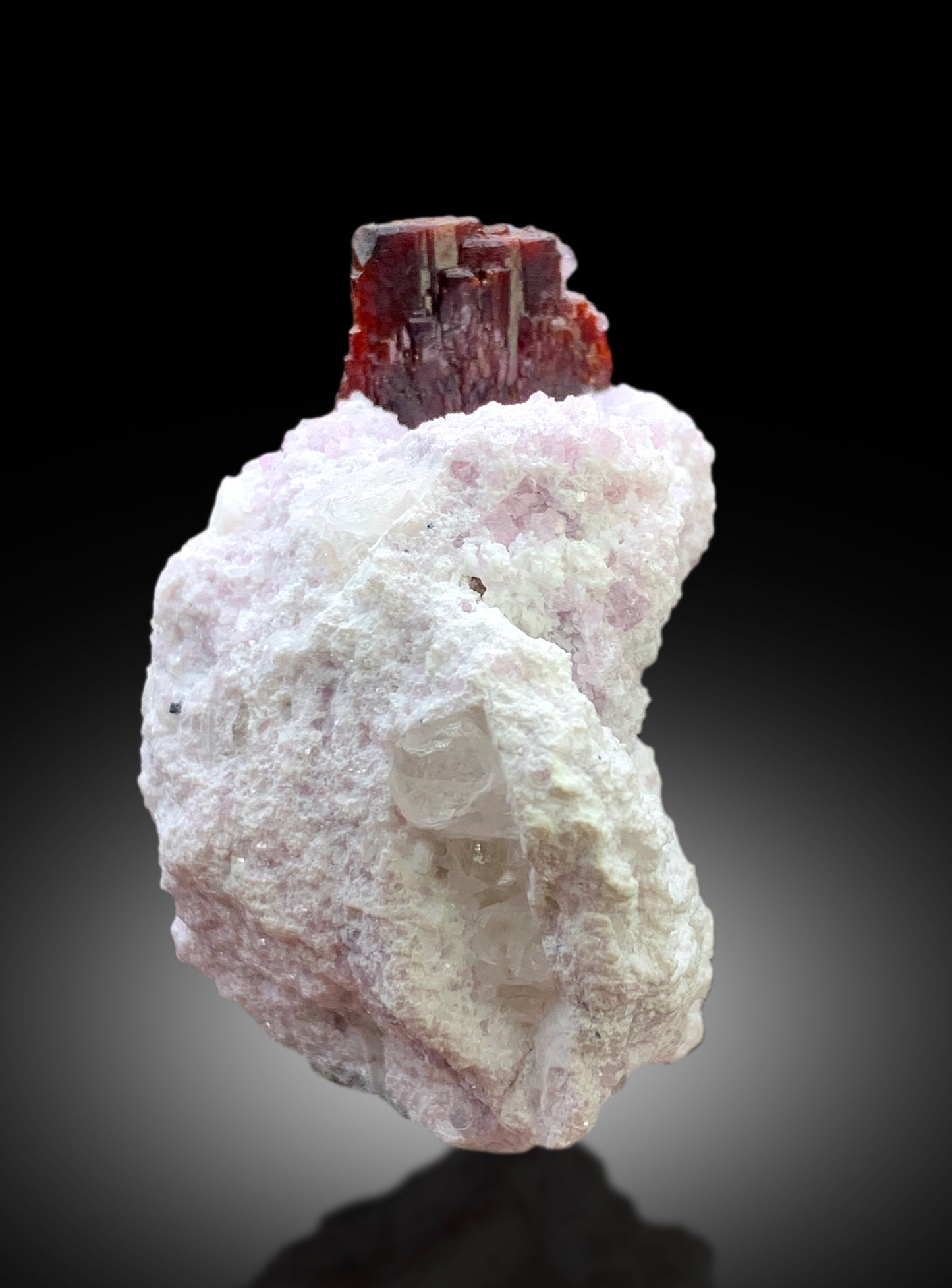 Natural Red Color Tantalite Crystals on Matrix from Kunar Afghanistan - 49 gram