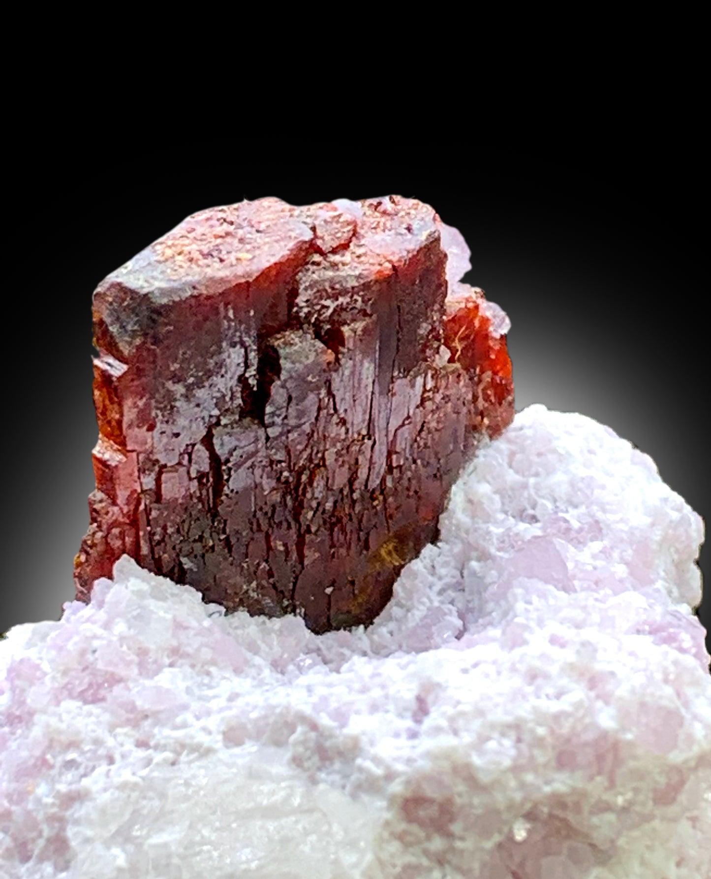 Natural Red Color Tantalite Crystals on Matrix from Kunar Afghanistan - 49 gram