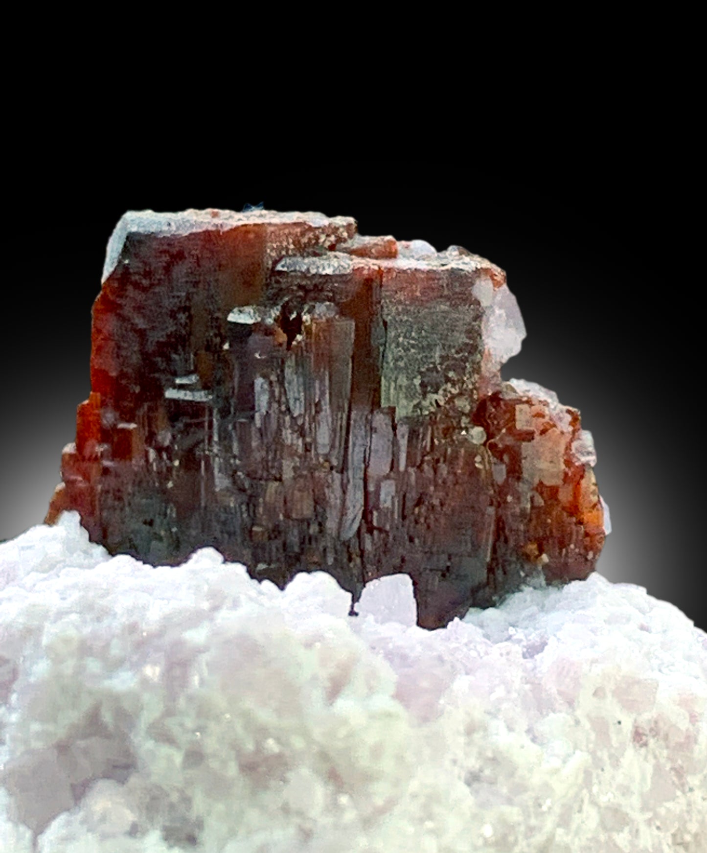 Natural Red Color Tantalite Crystals on Matrix from Kunar Afghanistan - 49 gram