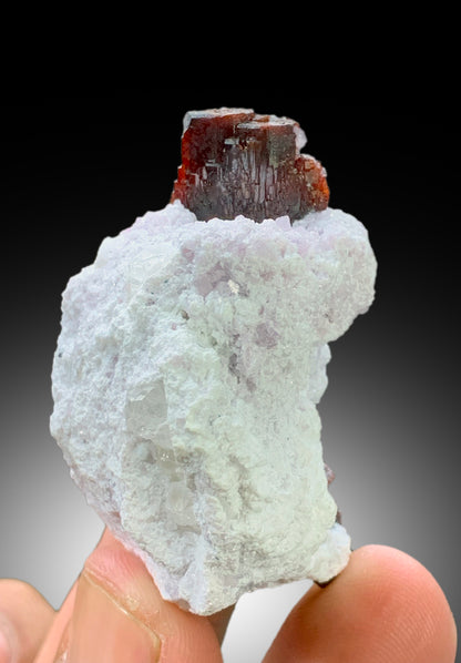 Natural Red Color Tantalite Crystals on Matrix from Kunar Afghanistan - 49 gram