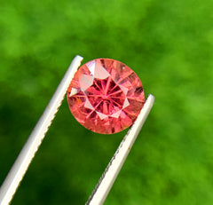 Round Cut Rubelite Tourmaline Gemstone, Loose Gemstone, Rubelite Ring, Perfect Cut Rubelite, Rubelite From Afghanistan - 3.55 CT