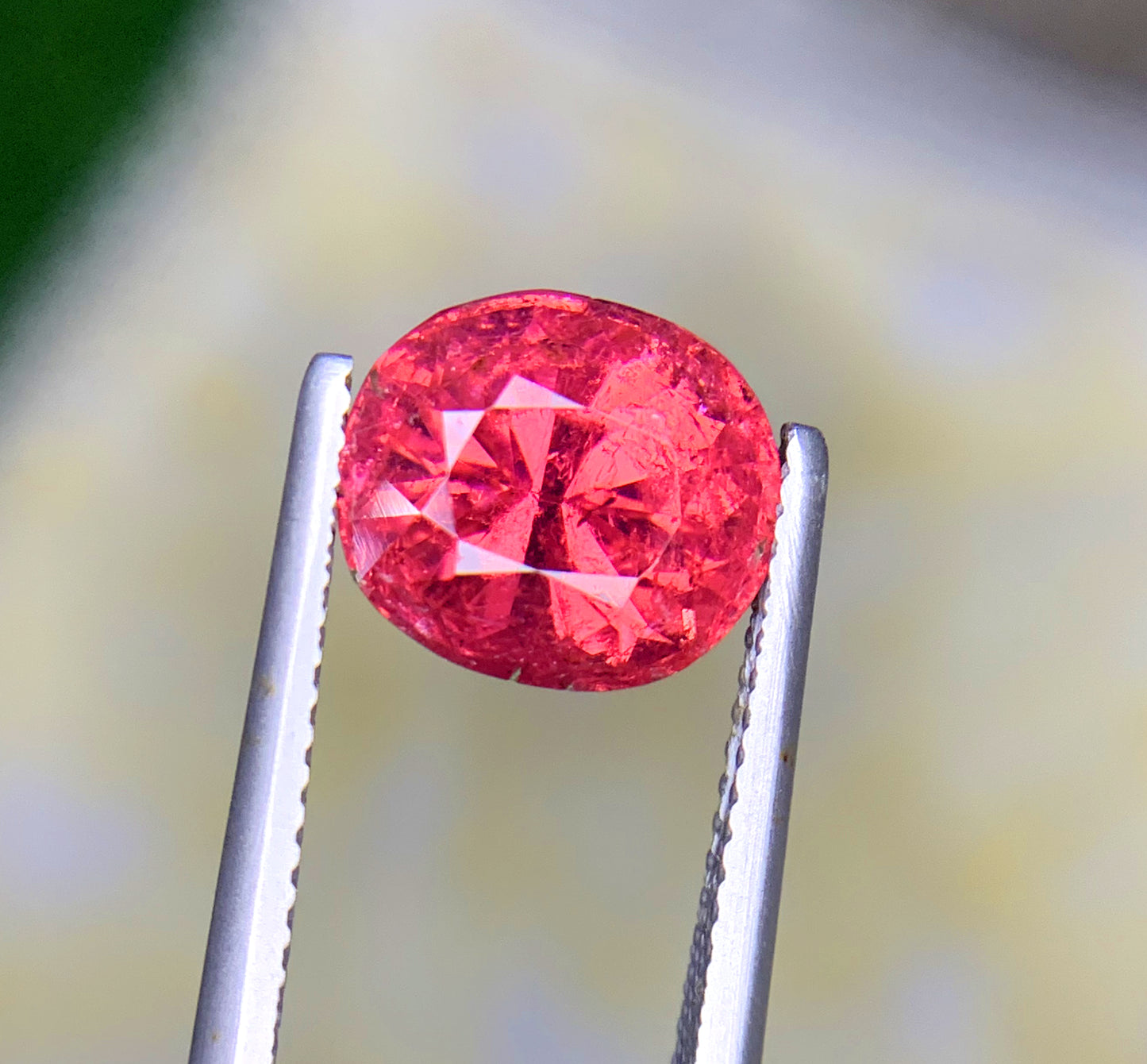 Oval Cut Rubelite Tourmaline Gemstone, Loose Gemstone, Rubelite Ring, Rubelite Jewelry, Jewelry Making, Gemstone Jewelry - 4.25 Carats