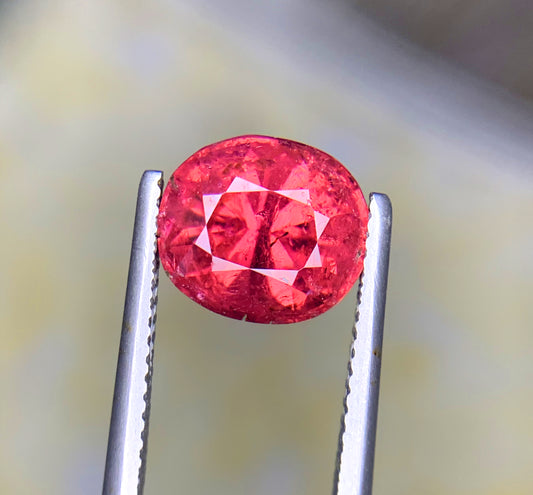 Oval Cut Rubelite Tourmaline Gemstone, Loose Gemstone, Rubelite Ring, Rubelite Jewelry, Jewelry Making, Gemstone Jewelry - 4.25 Carats