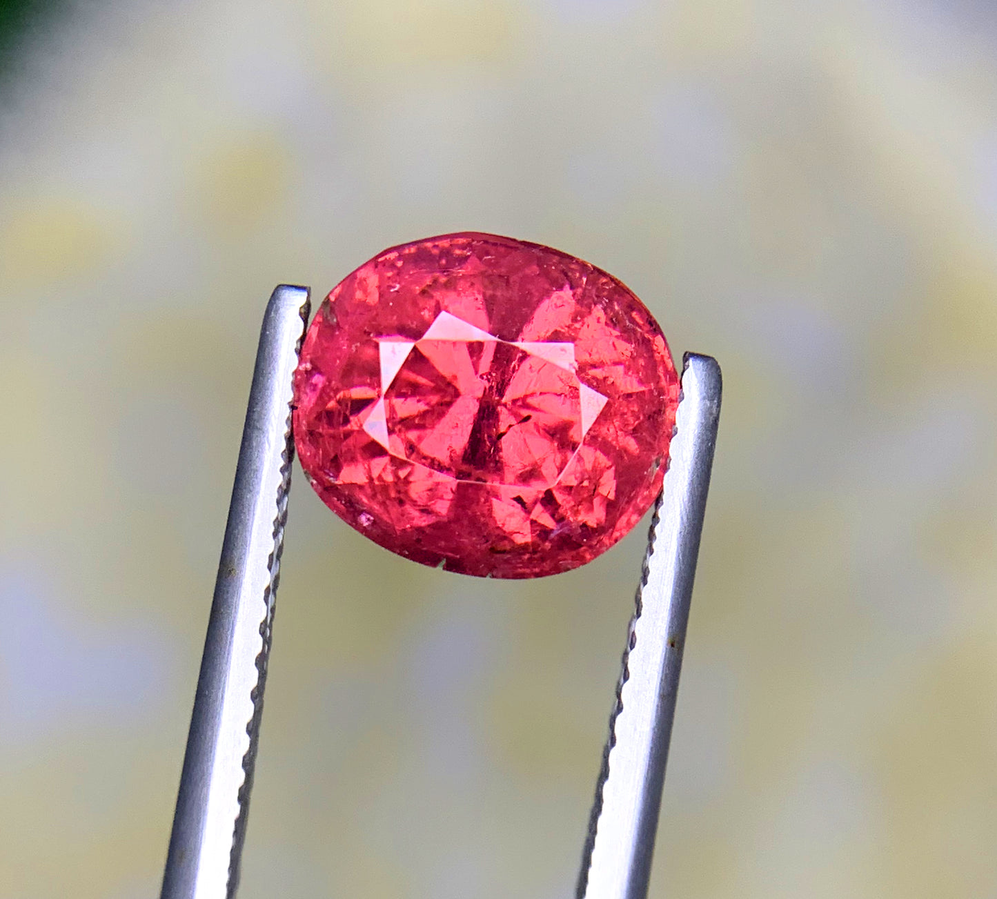 Oval Cut Rubelite Tourmaline Gemstone, Loose Gemstone, Rubelite Ring, Rubelite Jewelry, Jewelry Making, Gemstone Jewelry - 4.25 Carats