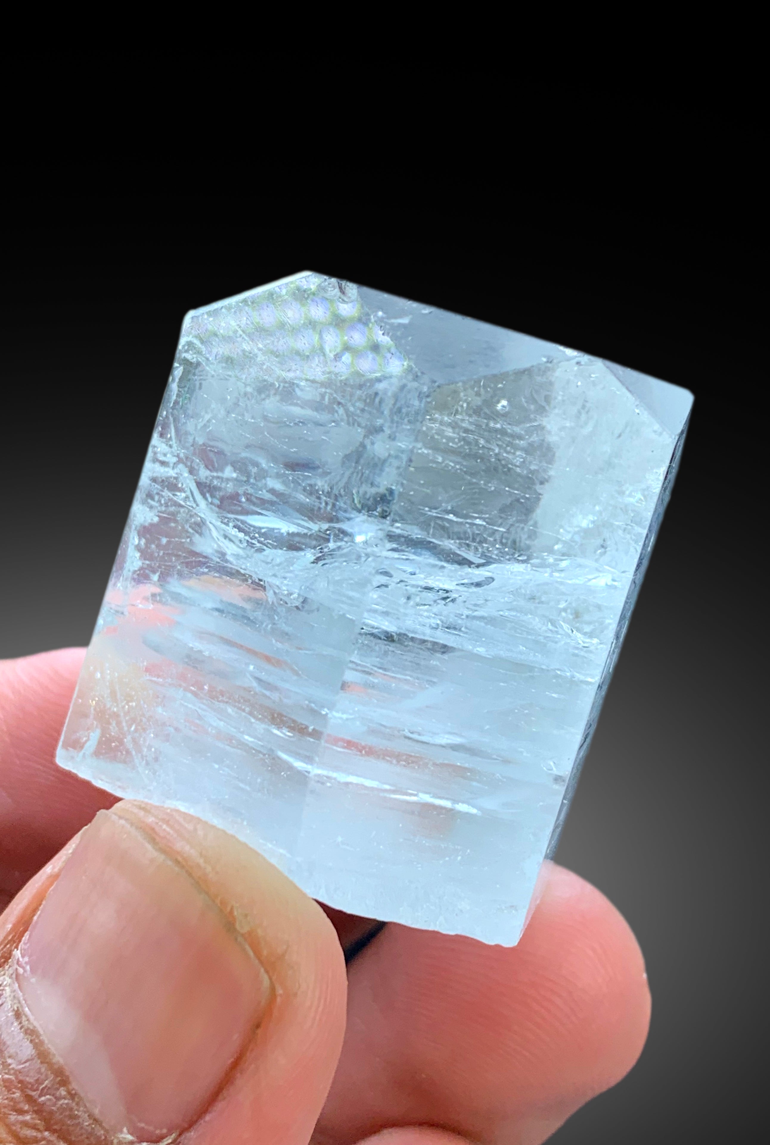 Transparent Sky Blue Color Aquamarine Crystal from Shigar valley Skardu Pakistan - 52 gram