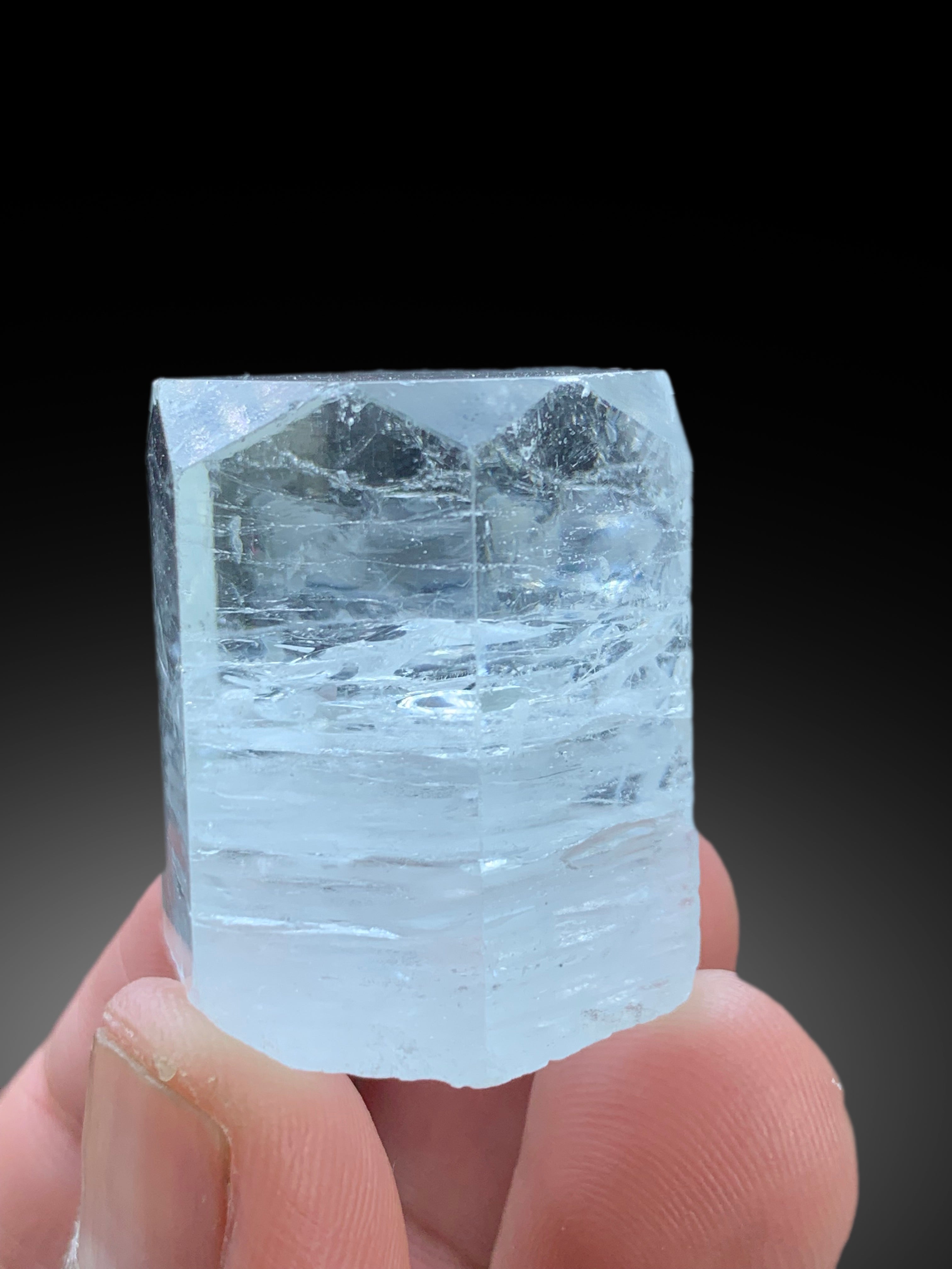 Transparent Sky Blue Color Aquamarine Crystal from Shigar valley Skardu Pakistan - 52 gram