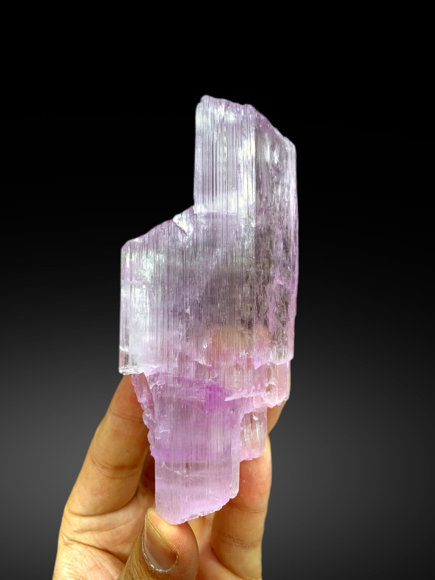 Natural Terminated Pink Kunzite Crystal from Afghanistan - 235 gram