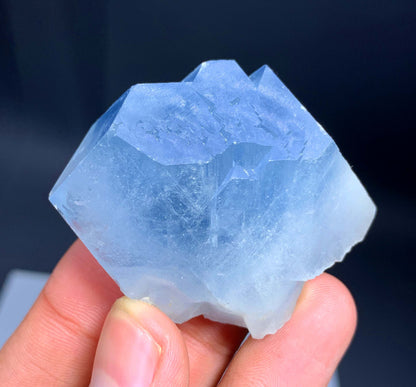 Blue Celestine Crystal From Afghanistan - 95 Grams
