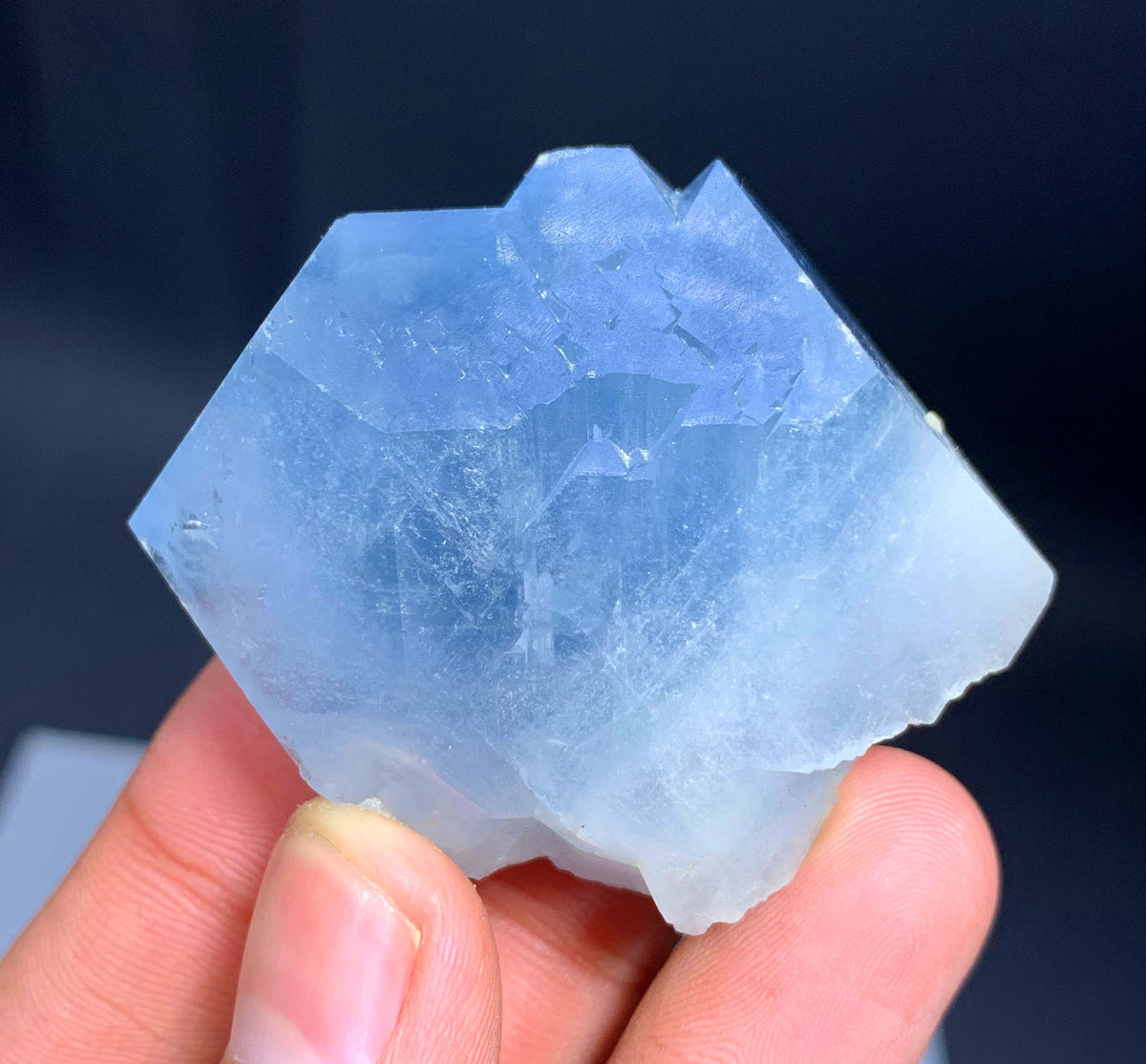 Blue Celestine Crystal From Afghanistan - 95 Grams