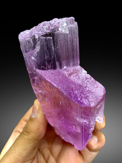 Natural Terminated Pink Kunzite Crystal from Afghanistan - 235 gram