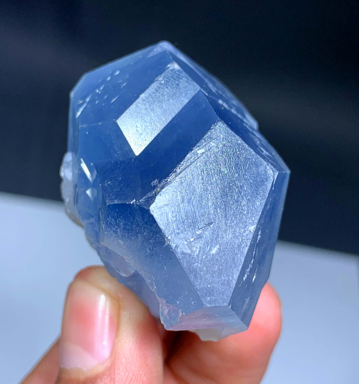 Blue Celestine Crystal From Afghanistan - 95 Grams