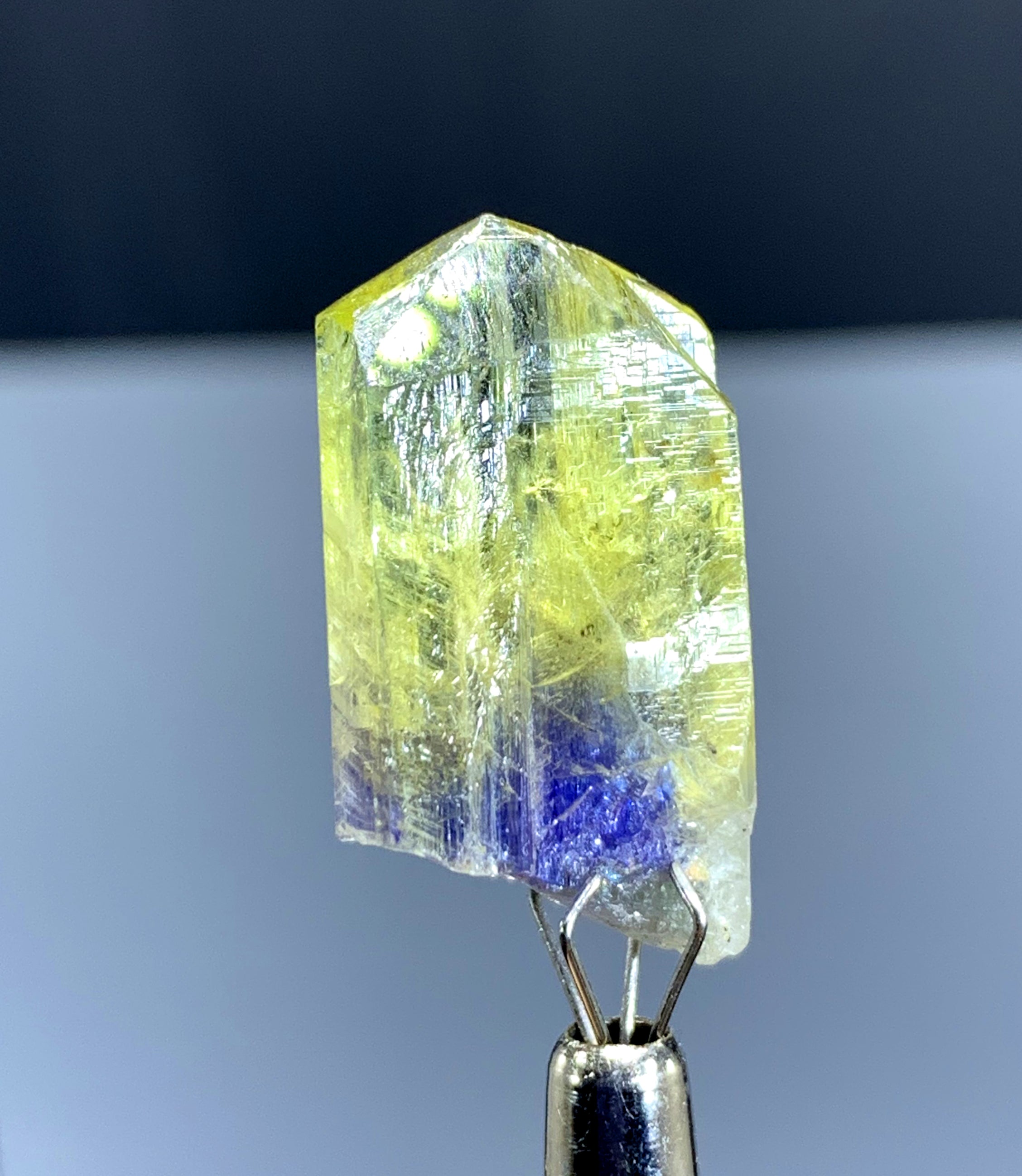 Natural Bicolor Tanzanite Crystal from Tanzania - 18.75 cts