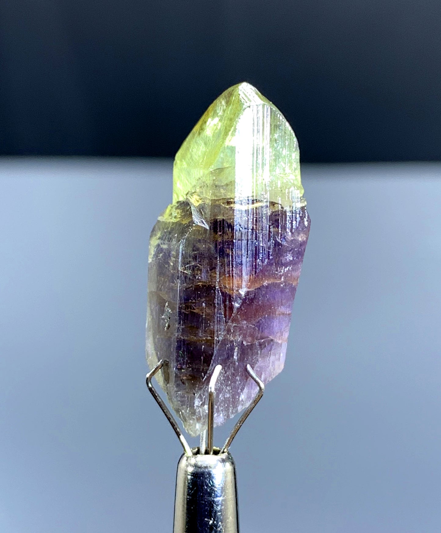 Natural Bicolor Tanzanite Crystal from Tanzania - 22.90 cts
