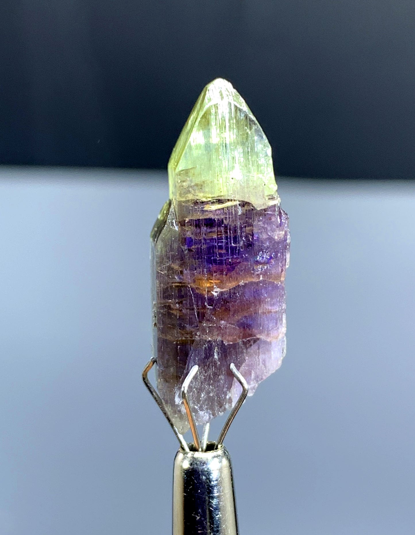 Natural Bicolor Tanzanite Crystal from Tanzania - 22.90 cts
