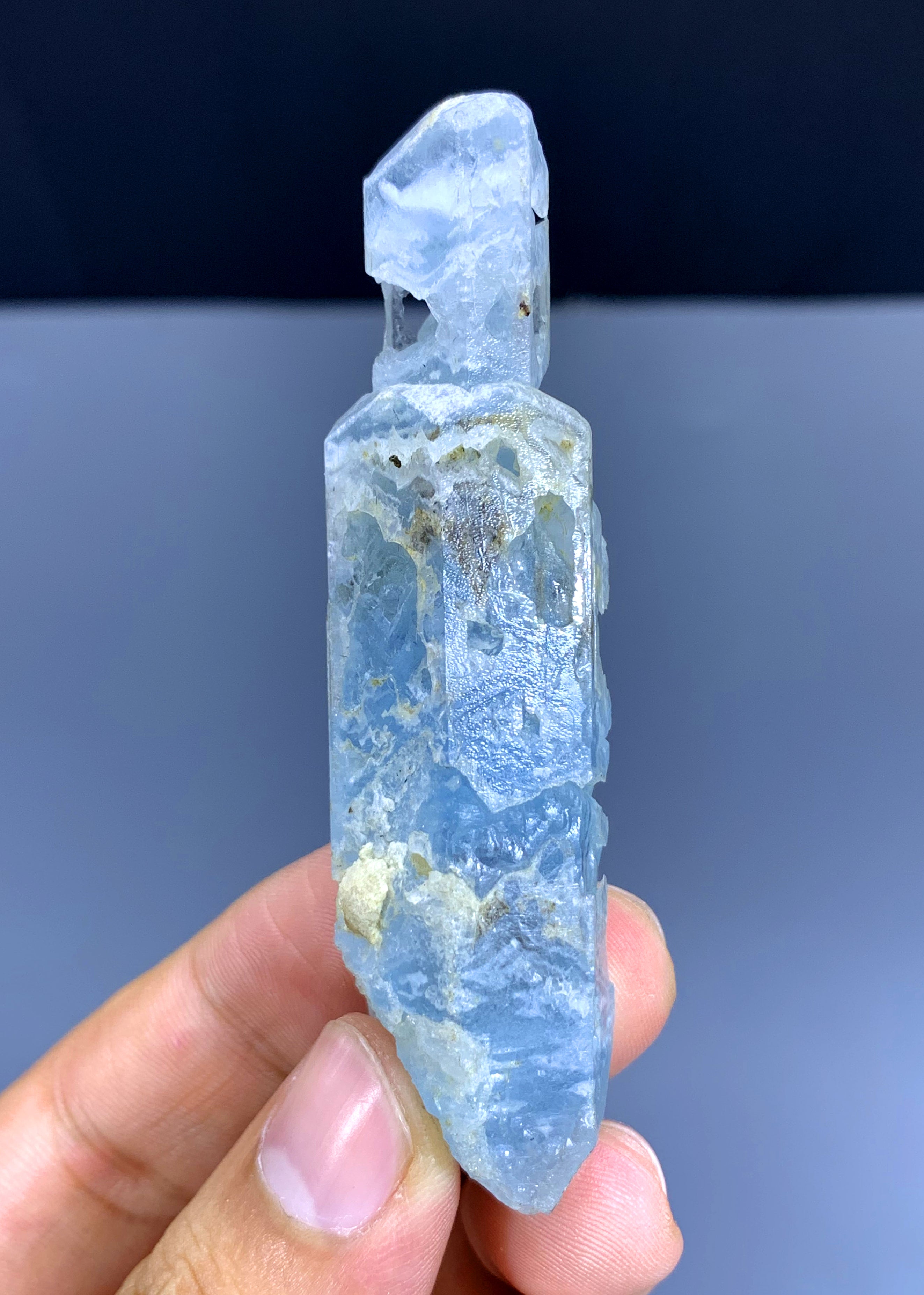 Sky Blue Aquamarine Crystal from Shigar valley Pakistan - 34 gram