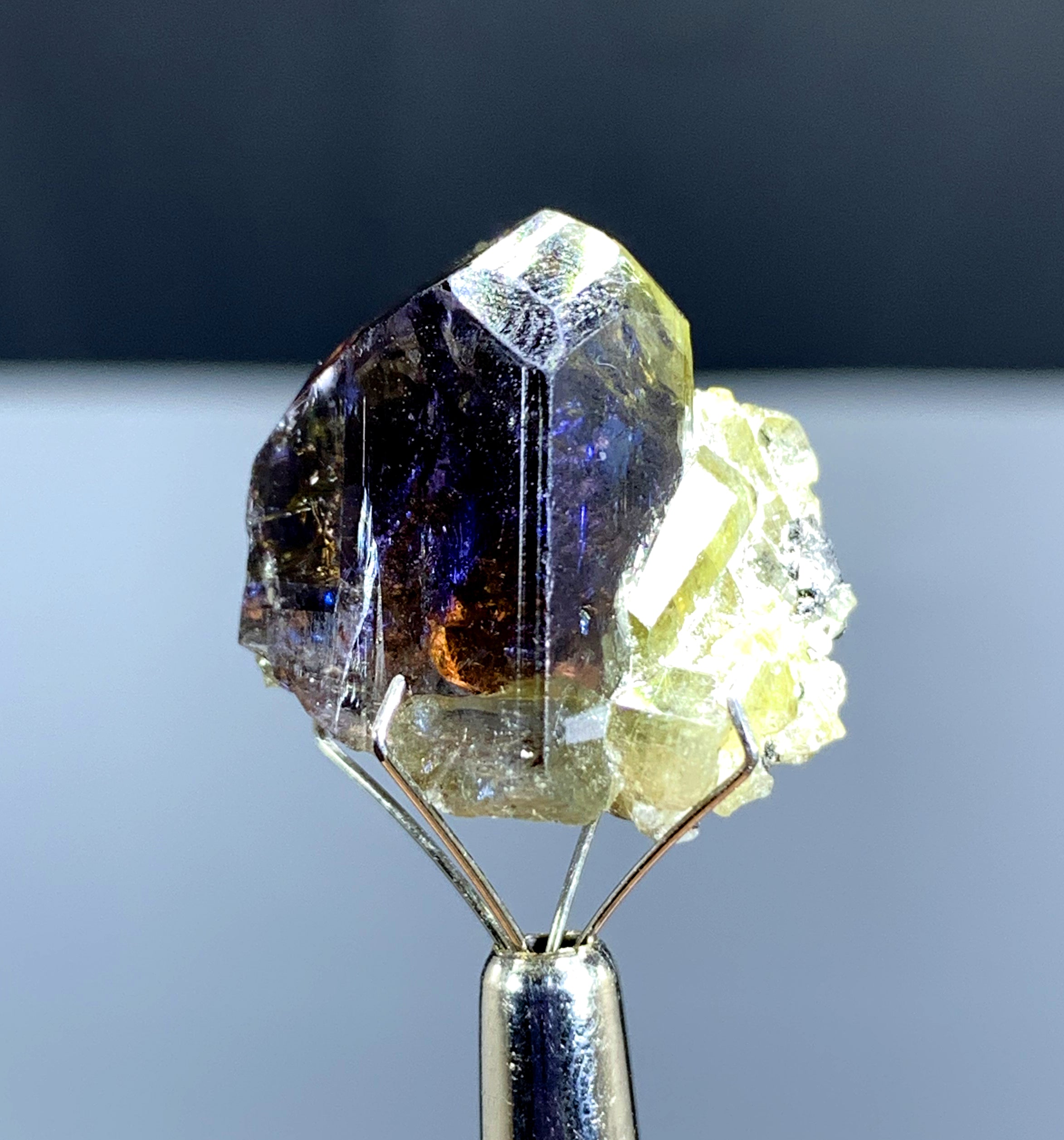 Natural Bicolor Tanzanite Crystal from Tanzania - 32.75 cts