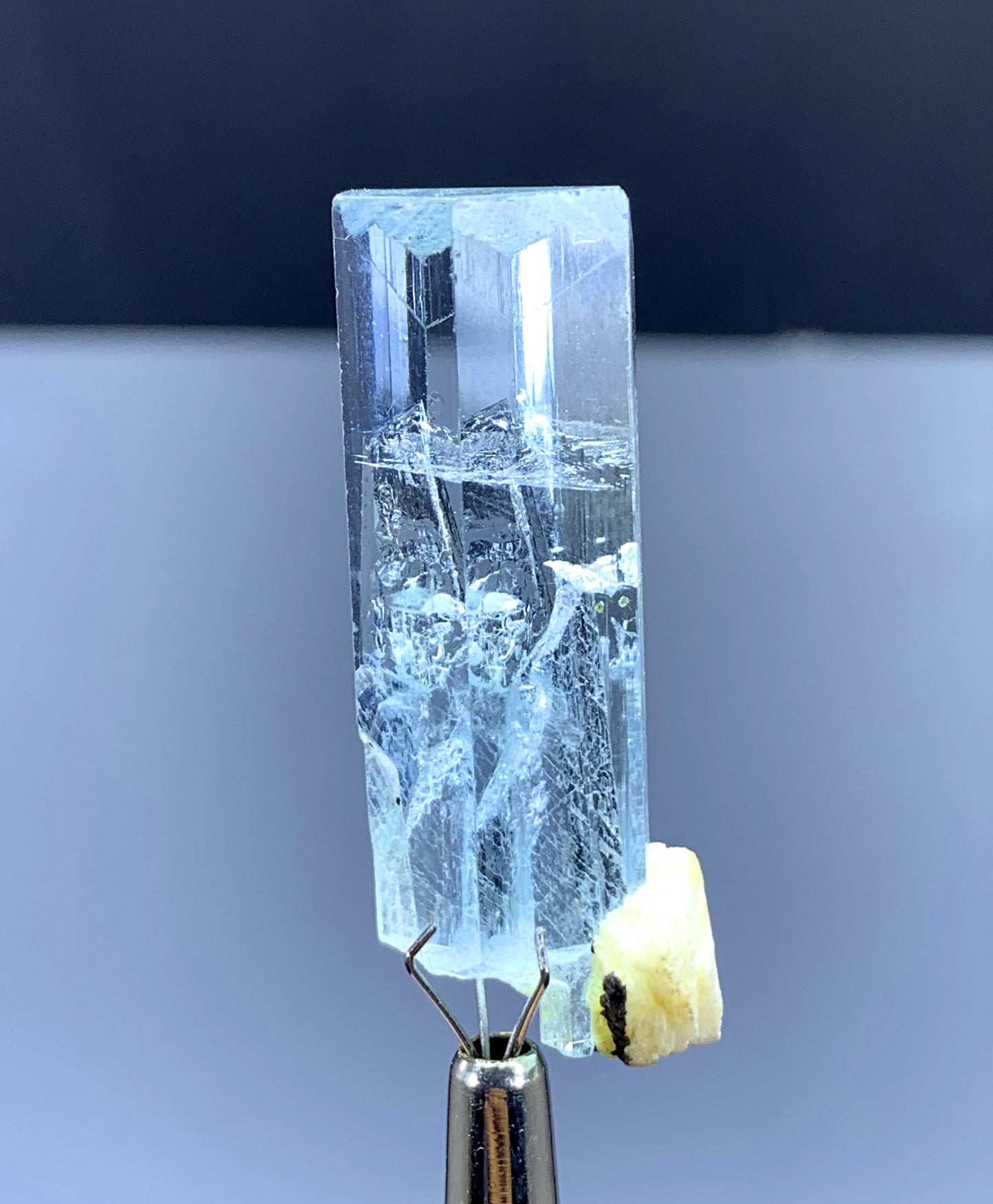 Gemmy Blue Aquamarine Crystal from Shigar valley Pakistan - 07 gram