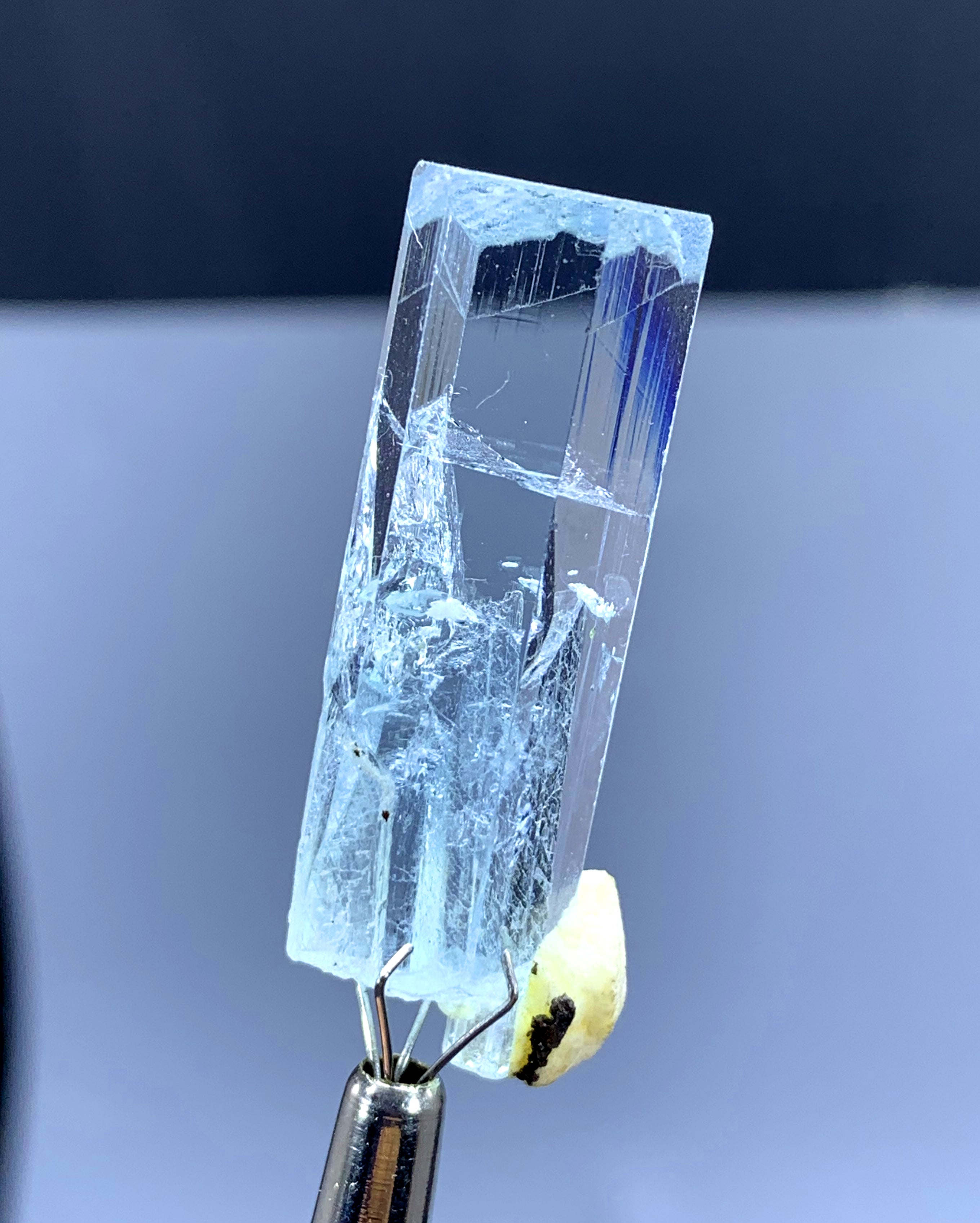 Gemmy Blue Aquamarine Crystal from Shigar valley Pakistan - 07 gram