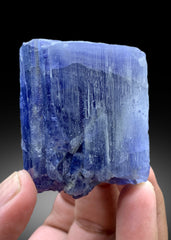 Natural Ink Blue Color Tanzanite Crystal, Tanzanite Specimen - 132 gram