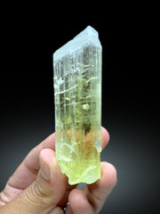 Transparent Yellow Triphane Kunzite Crystal from Afghanistan - 178 gram