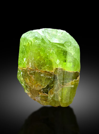 Lush Green Olivine Peridot Crystal from Supat valley Pakistan - 27 gram