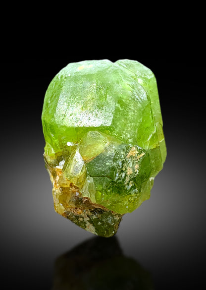 Lush Green Olivine Peridot Crystal from Supat valley Pakistan - 27 gram