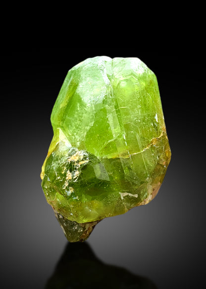 Lush Green Olivine Peridot Crystal from Supat valley Pakistan - 27 gram