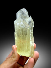 Twinned Yellow Triphane Kunzite Crystal from Nuristan Afghanistan - 278 gram