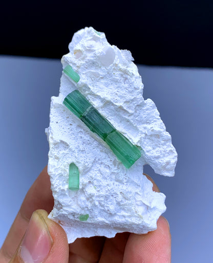 Green Tourmaline Crystal on Matrix from Afghanistan - 33 gram