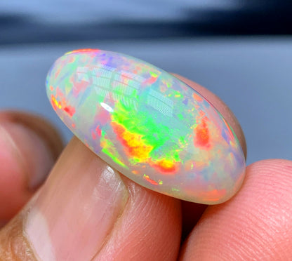 Opal Cabochon, Ethiopian Earth Mined Welo Opal Cabochon - 10.25 CT