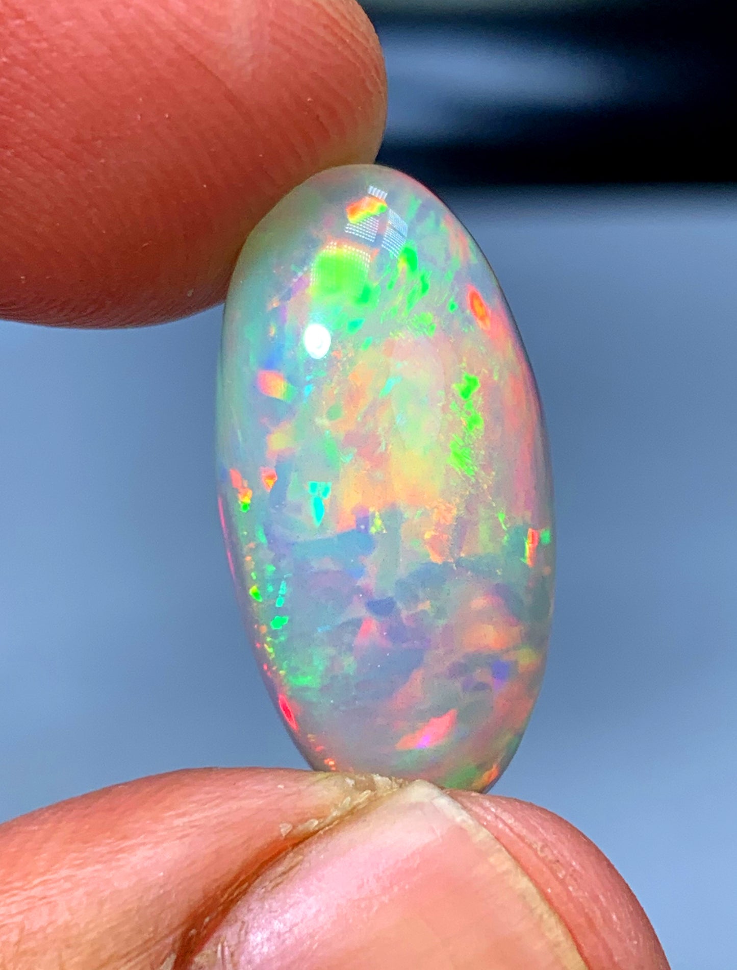 Opal Cabochon, Ethiopian Earth Mined Welo Opal Cabochon - 10.25 CT