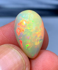 Opal Cabochon, Ethiopian Earth Mined Welo Opal Cabochon - 9.25 CT