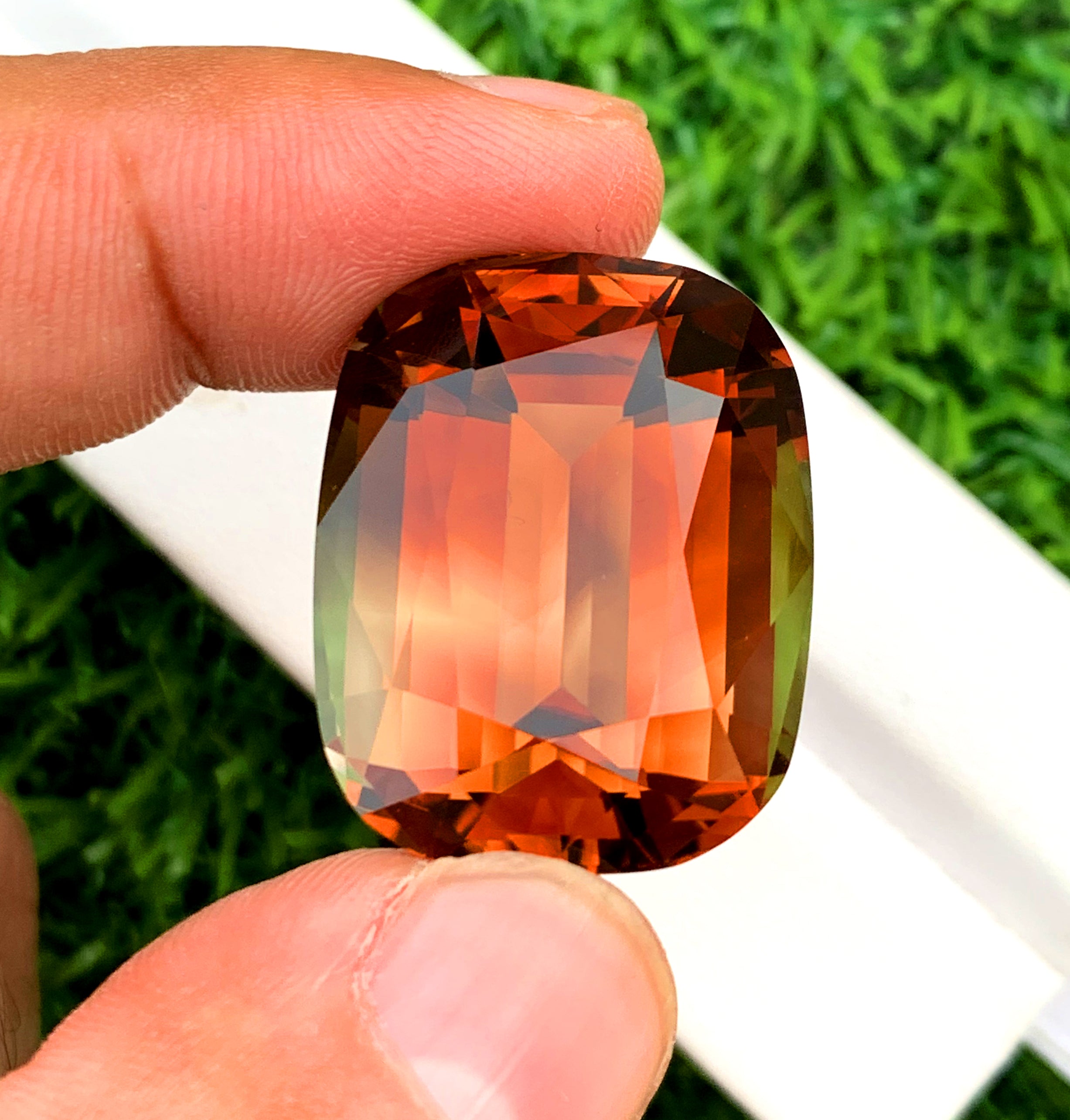 Cusshion Cut Champagne Color Topaz Gemstone, Loose Gemstone, Making Jewelry, Gemstone Jewelry - 63.40 CT