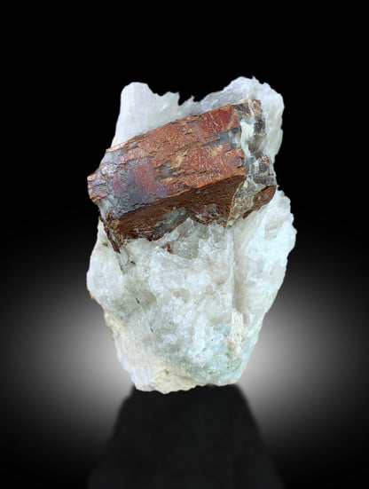 Natural Red Color Tantalite on Matrix, Tantalite Crystals, Rare Mineral, Crystal Specimen, Tantalite Specimen from Afghanistan - 482 gram