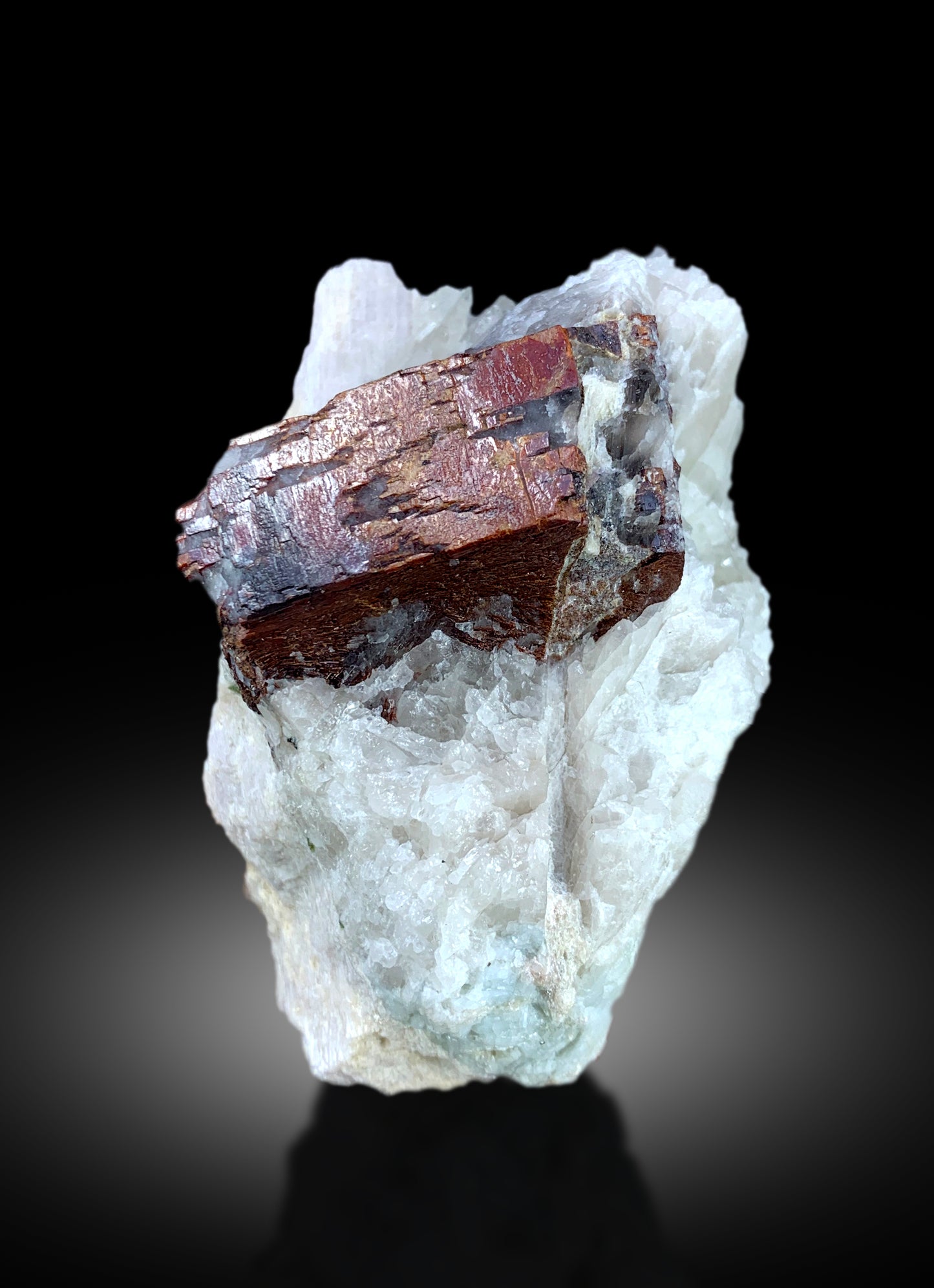 Natural Red Color Tantalite on Matrix, Tantalite Crystals, Rare Mineral, Crystal Specimen, Tantalite Specimen from Afghanistan - 482 gram