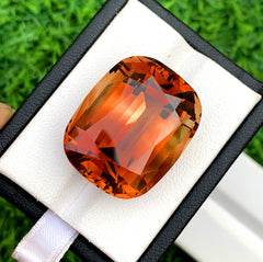 Cusshion Cut Champagne Color Topaz Gemstone, Loose Gemstone, Making Jewelry, Gemstone Jewelry - 63.40 CT