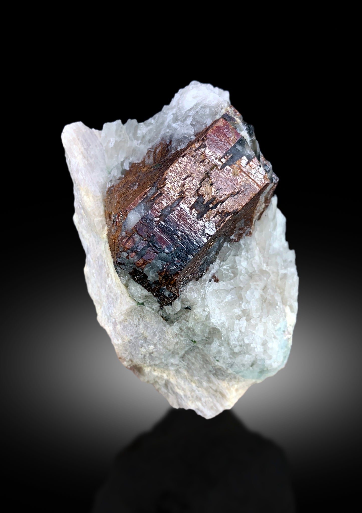 Natural Red Color Tantalite on Matrix, Tantalite Crystals, Rare Mineral, Crystal Specimen, Tantalite Specimen from Afghanistan - 482 gram