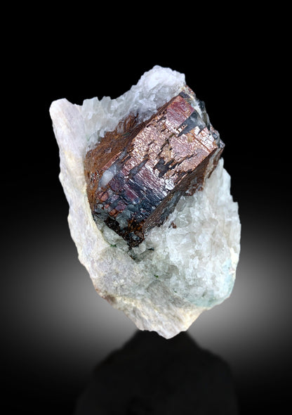Natural Red Color Tantalite on Matrix, Tantalite Crystals, Rare Mineral, Crystal Specimen, Tantalite Specimen from Afghanistan - 482 gram